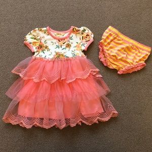Matilda Jane Tiered Ruffle Dress with bloomers